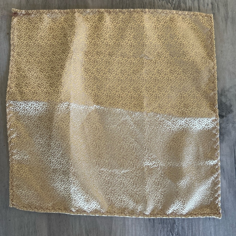 Gold Men’s Pocket Square